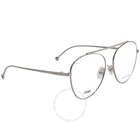 fendi ff 0352|Fendi Ladies Palladium Pilot Eyeglasses FF 0352 0010 56.